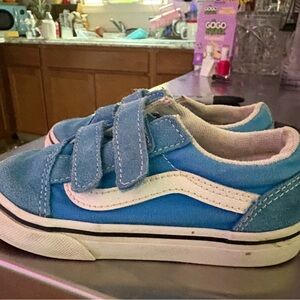 Kids Blue Velcro Sneakers
